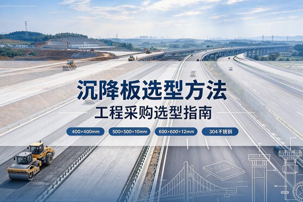 利辛沉降板选择方法