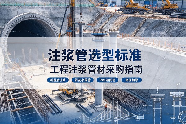 利辛注浆管选型标准
