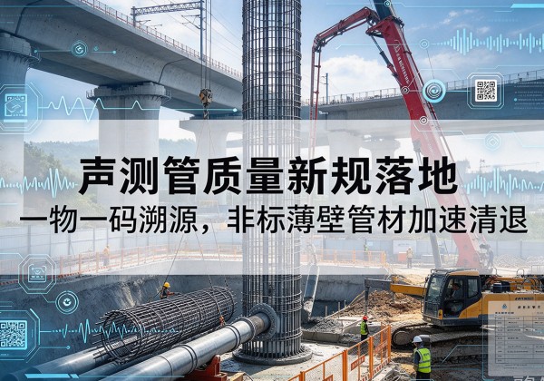 利辛声测管质量新规落地，一物一码溯源，非标薄壁管材加速清退