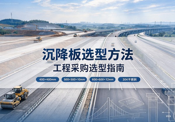 利辛沉降板选择方法